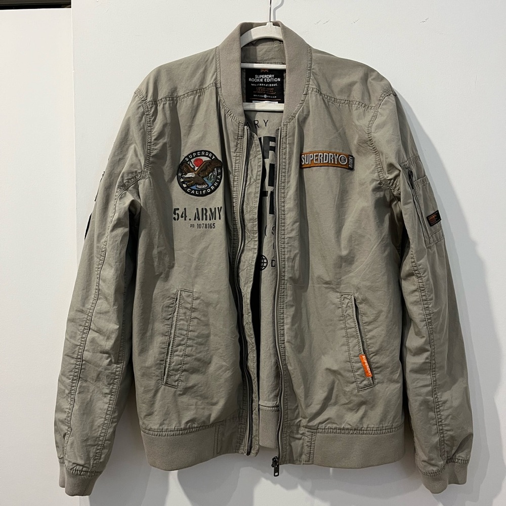 Superdry Rookie Duty Patch Bomber